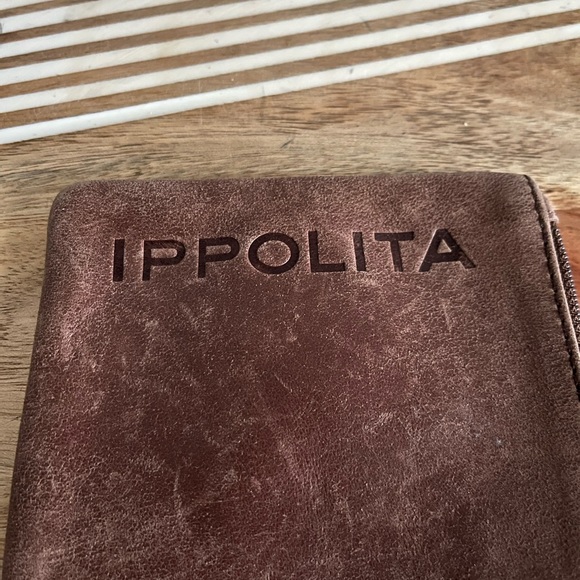 IPPOLITA Brown Leather Coin Card Purse - Picture 3 of 6
